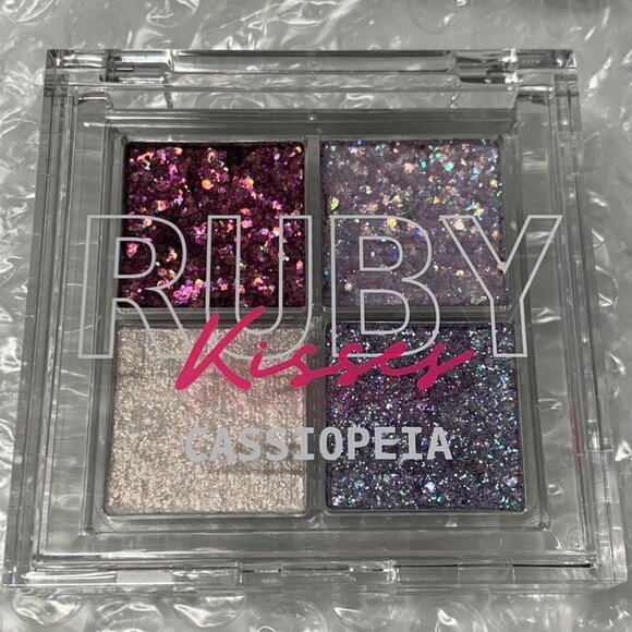 Ruby Kiss Glitter Gem Eye Shadow Palette #GGP03 Cassiopeia Eyeshadow Palette - Picture 8 of 13